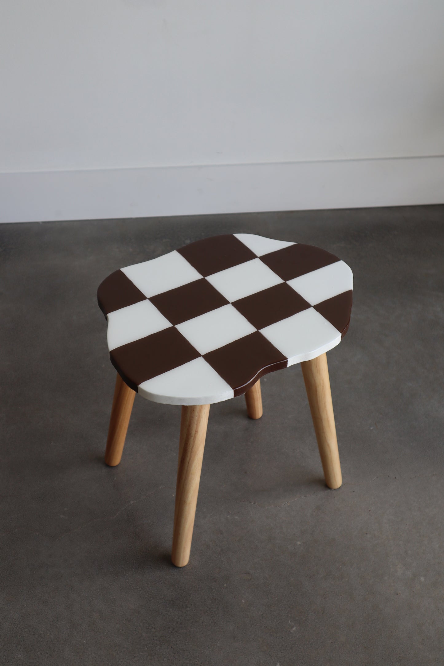 “grounded” checkered table