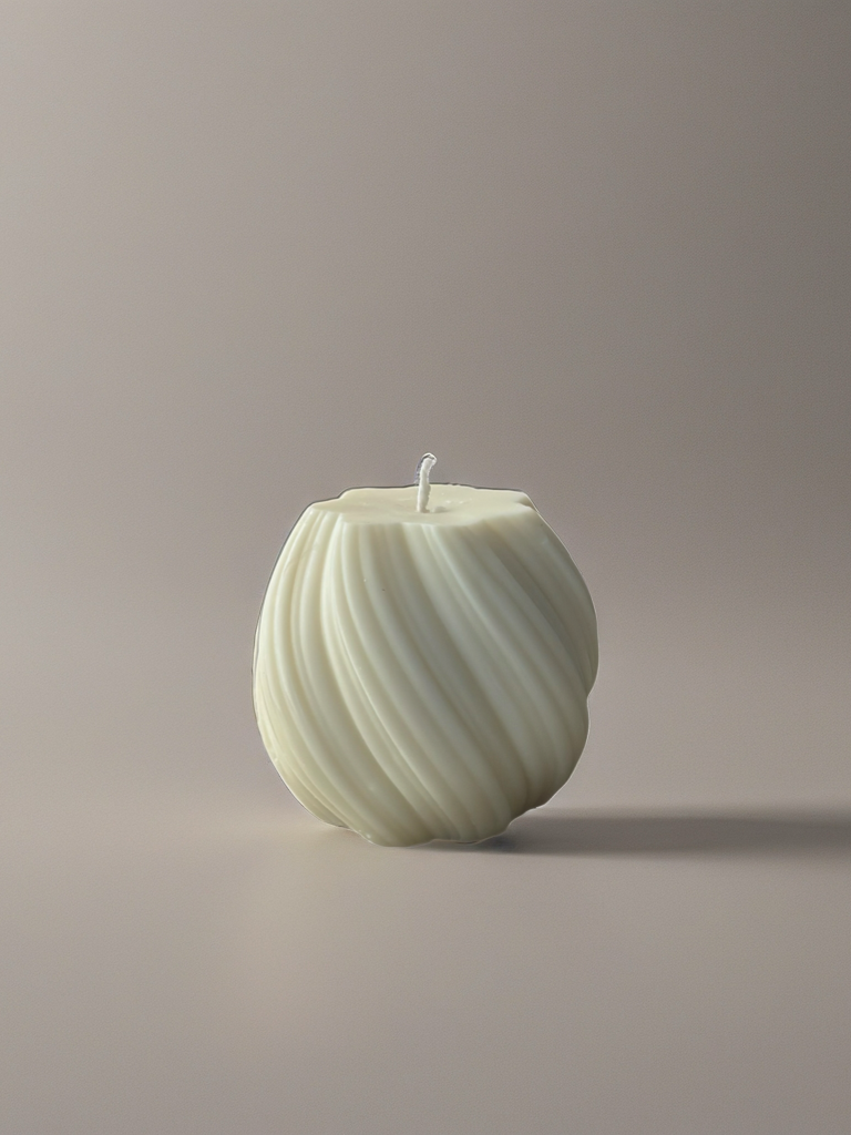 Swirly Candle Sculpture