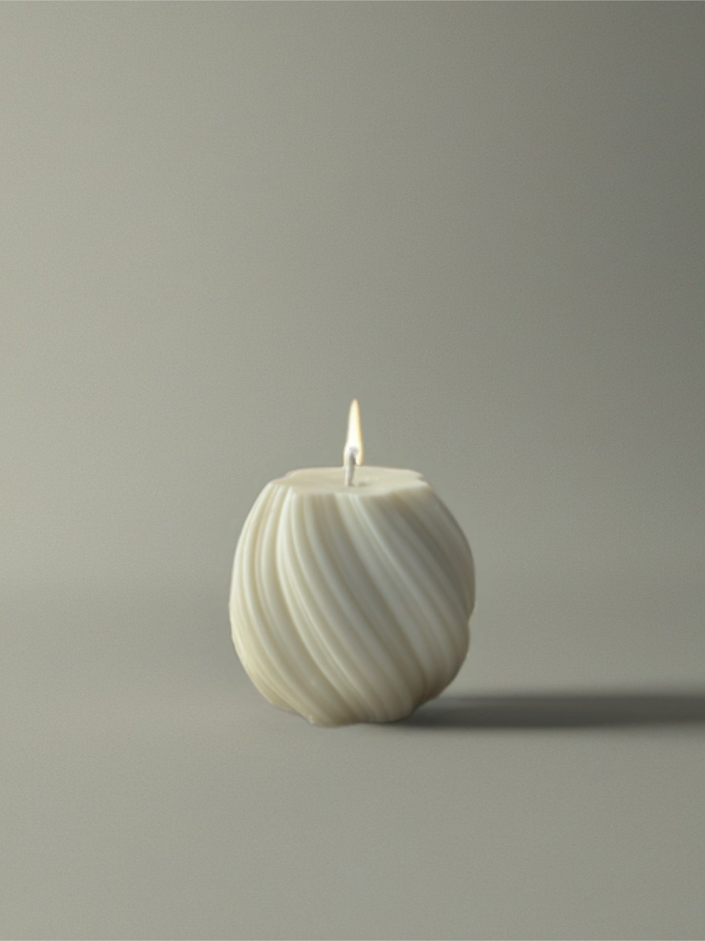 Swirly Candle Sculpture