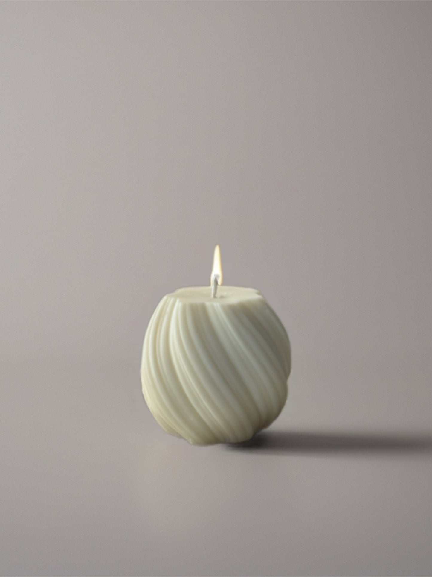 Swirly Candle Sculpture