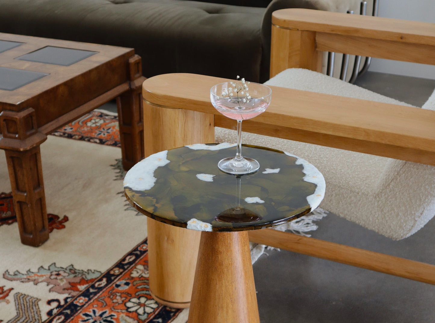 “back to earth” side table