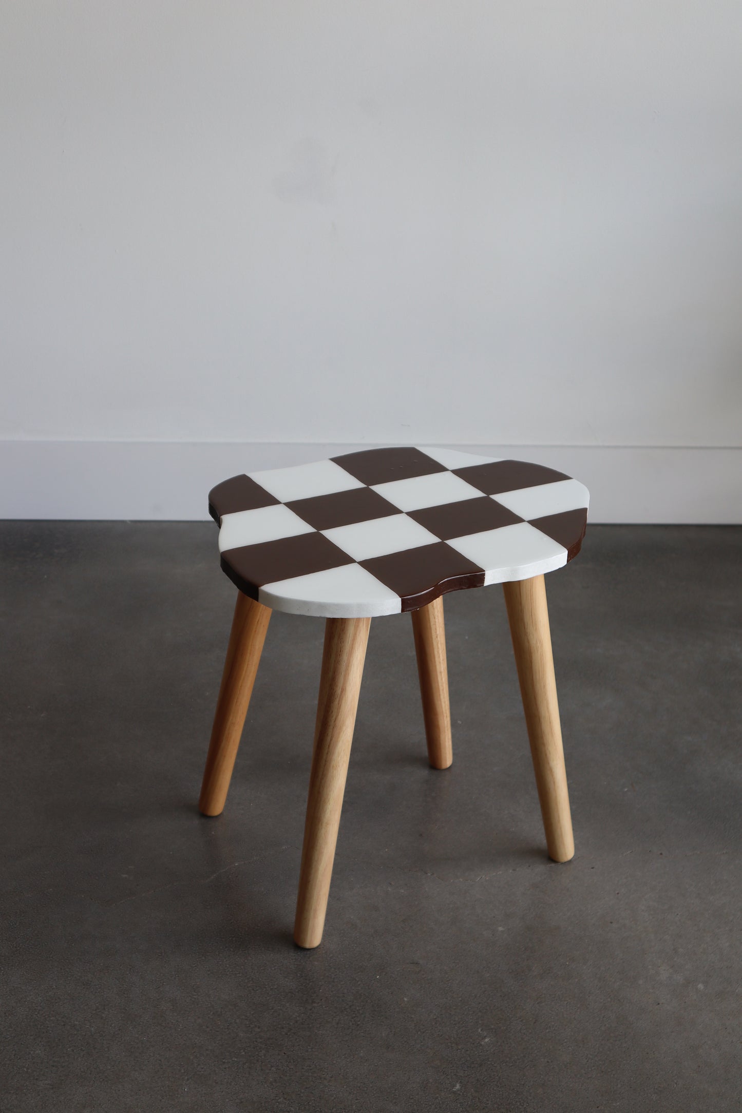 “grounded” checkered table