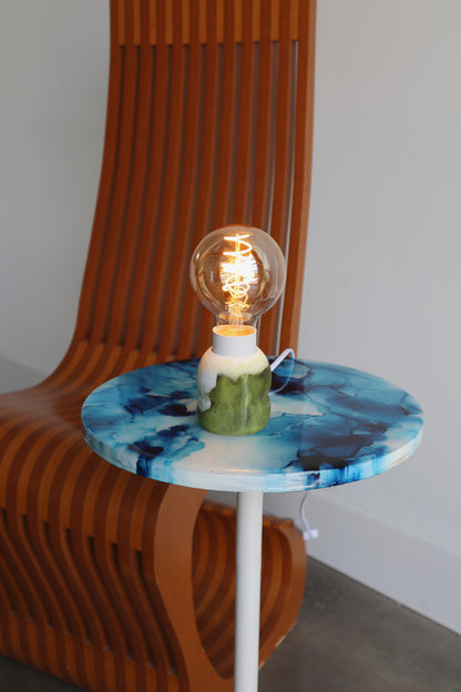 “blue world” drink table