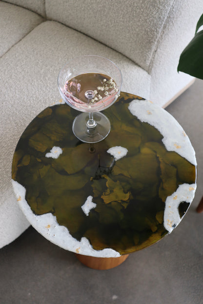 “back to earth” side table