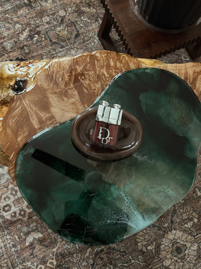 Drift: Layered Live Edge Side Table