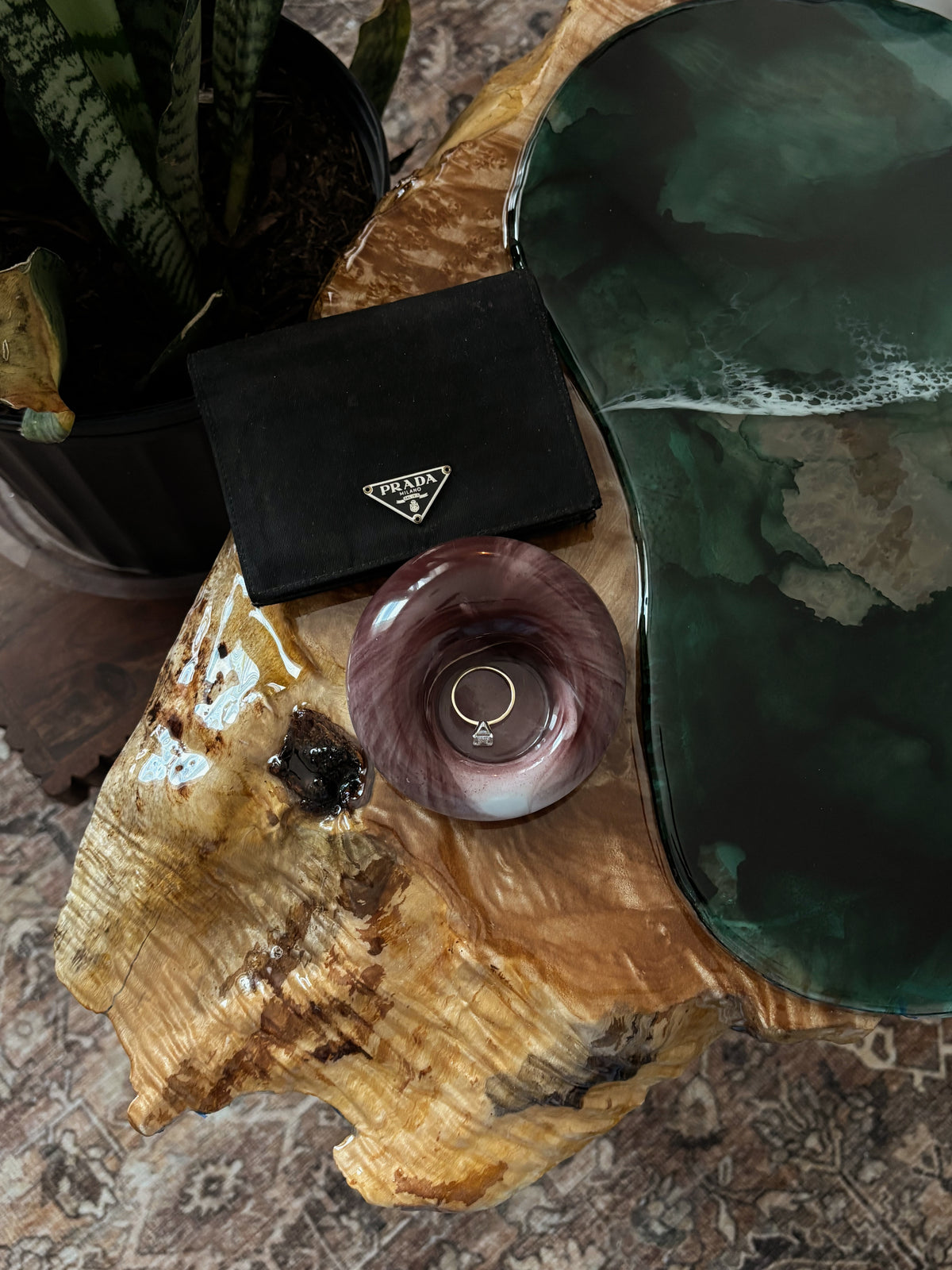 Drift: Layered Live Edge Side Table