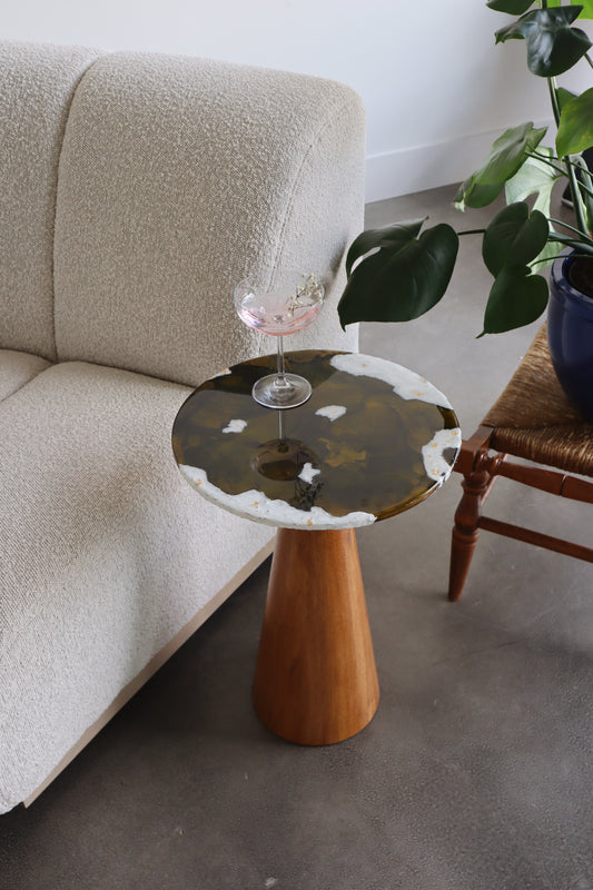 “back to earth” side table
