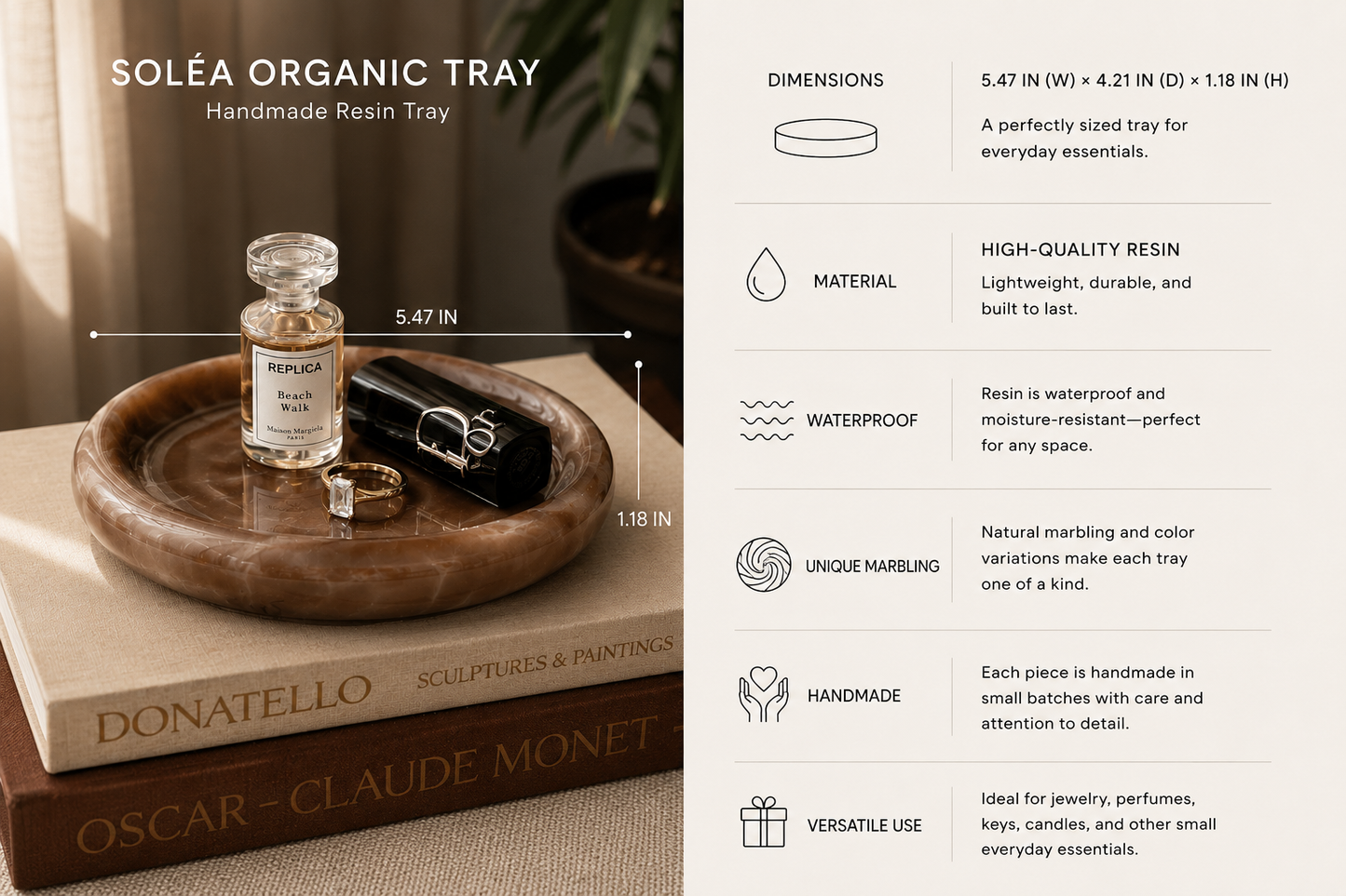 Soléa Organic Tray