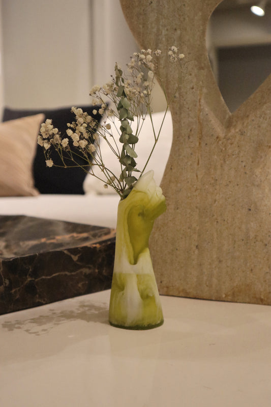 olive stem vase