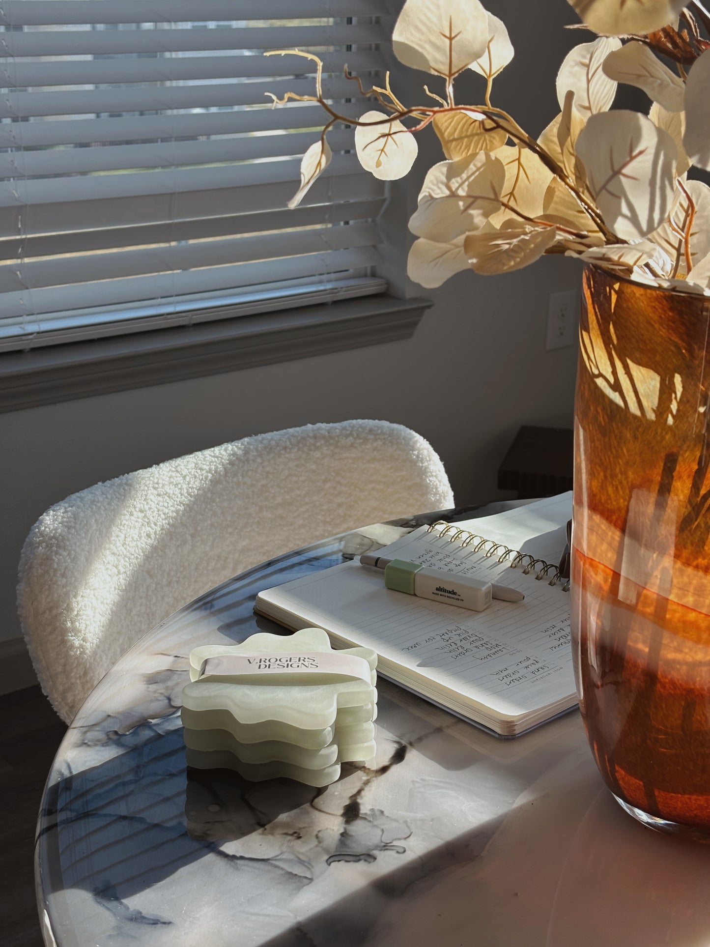 Spill Sculptural Coaster Set