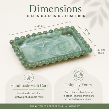 Maré Pearl Edge Tray