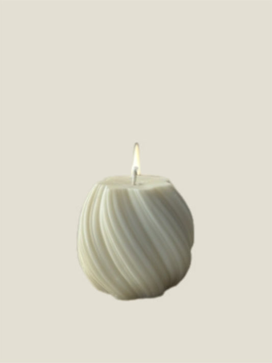 Swirly Candle Sculpture